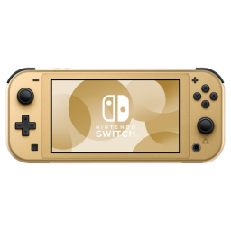 Nintendo Switch Lite: Hyrule Edition on white background