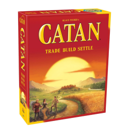 Catan on white background