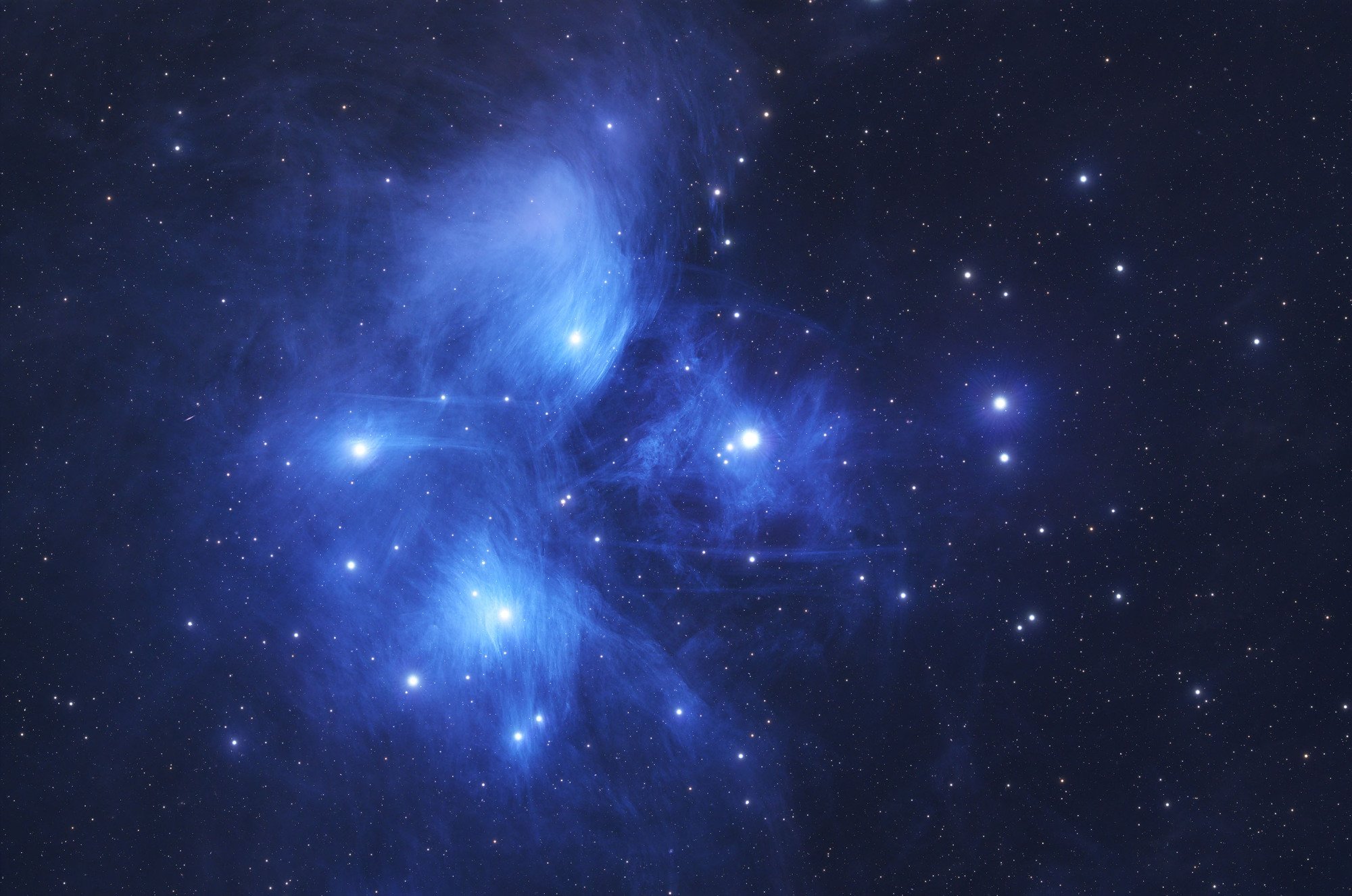 The Pleiades photographed in Castilla-La Mancha, Spain.