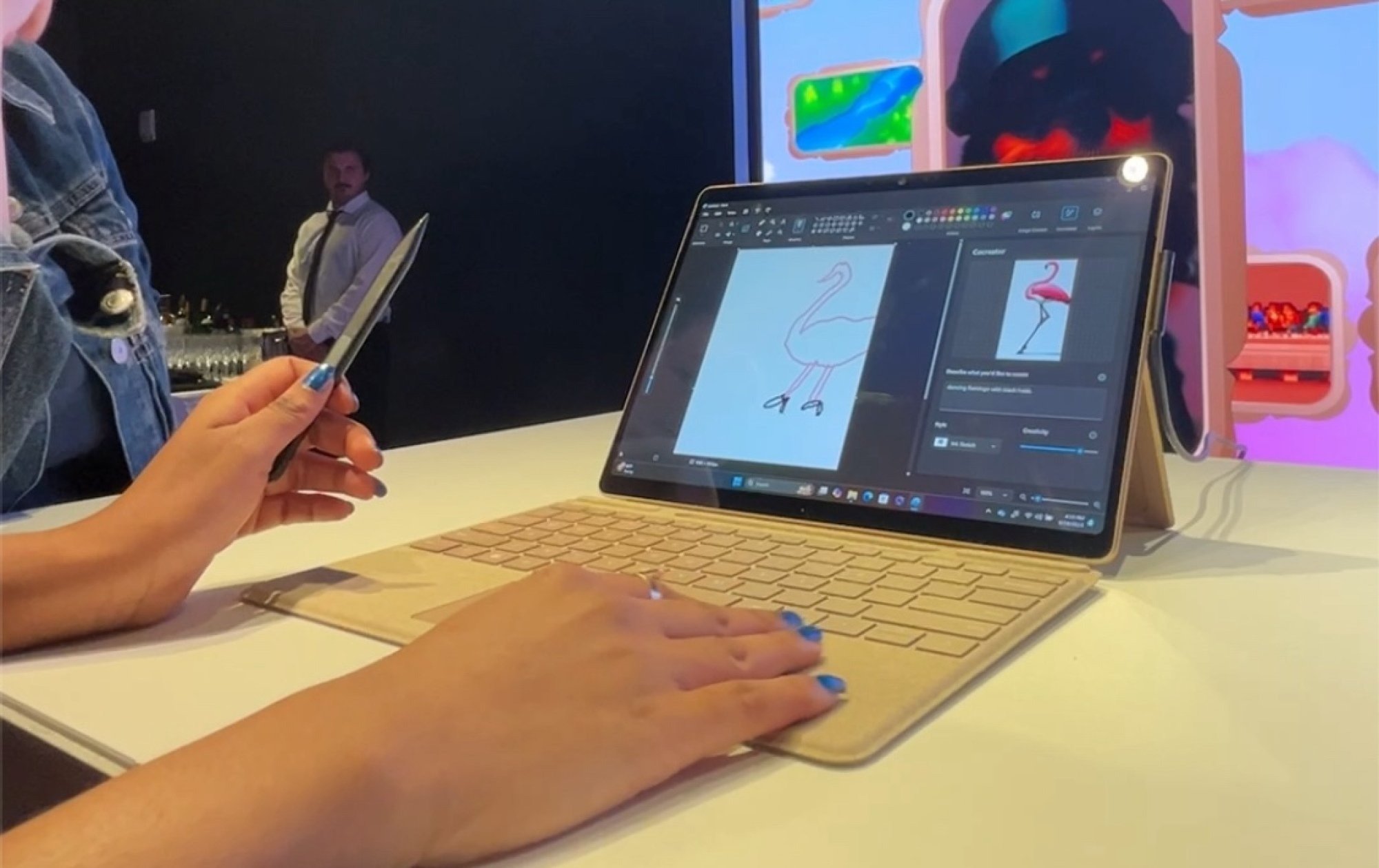 Microsoft Surface Pro 11 with Cocreator