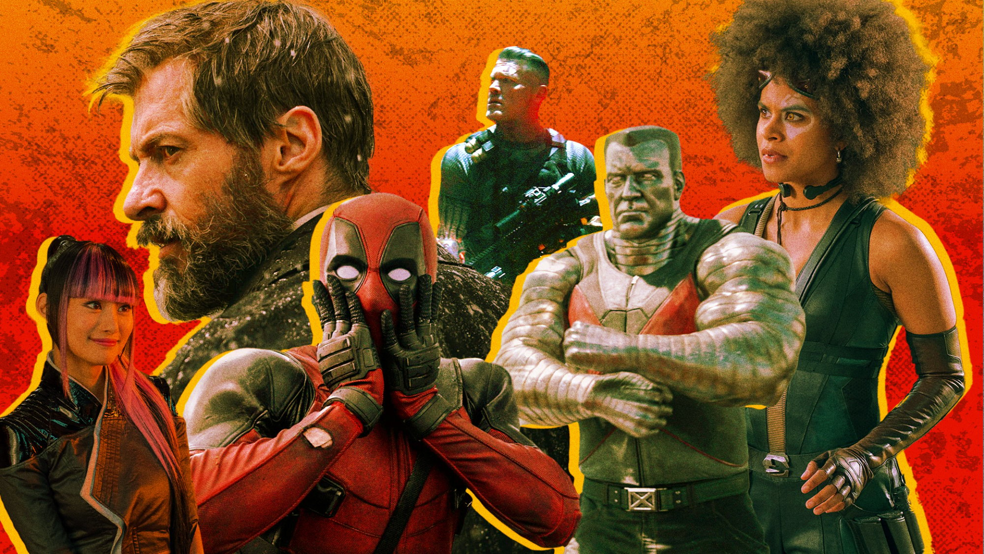 Composite of Deadpool and Logan movies. 