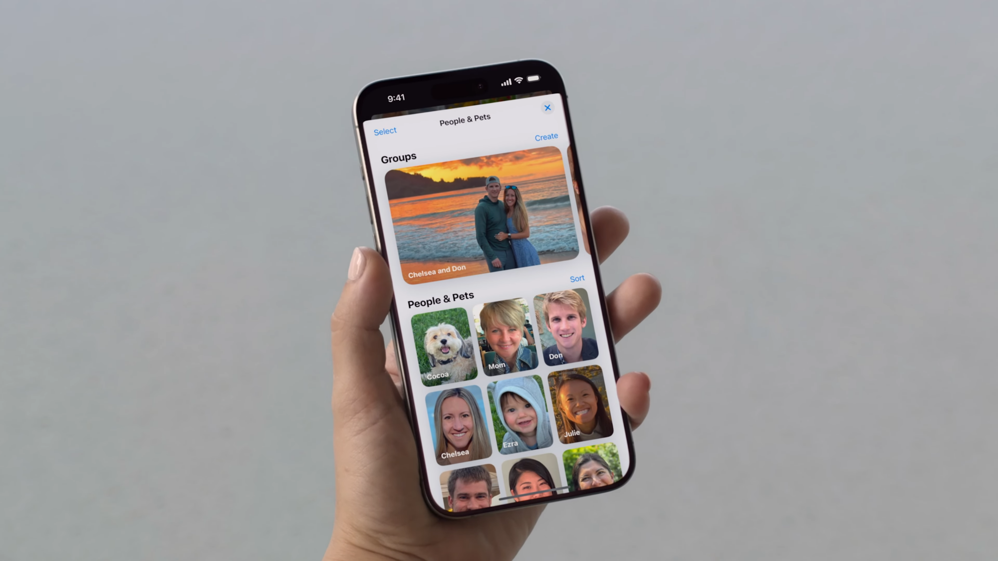 Natural language search for Photos app