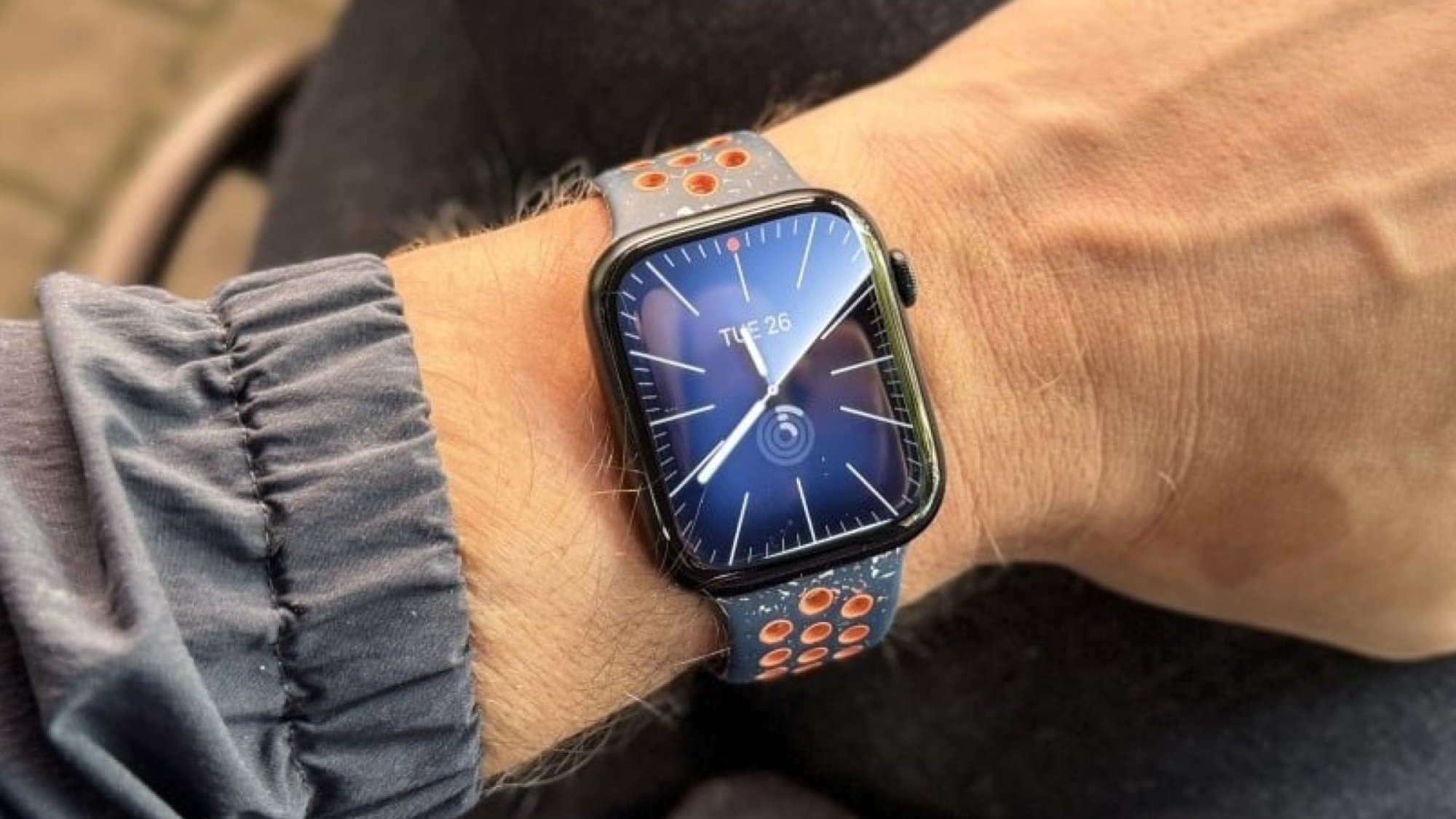 Apple Watch Series 9 on a man's wrist