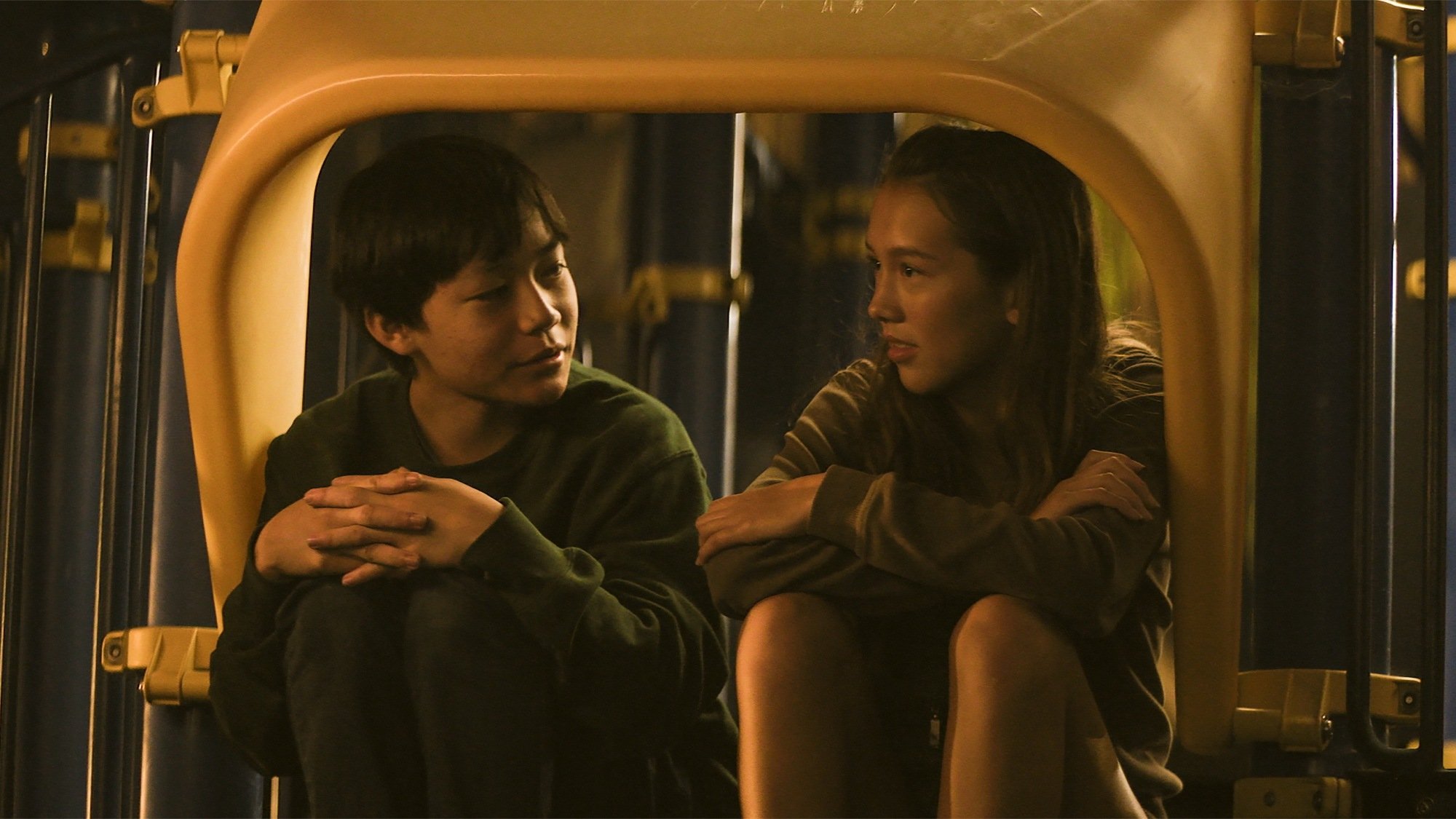 Izaac Wang and Mahaela Park in "Didi."