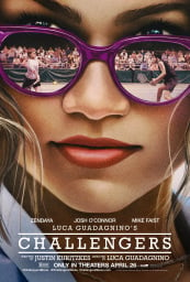 "Challengers" movie poster featuring Zendaya