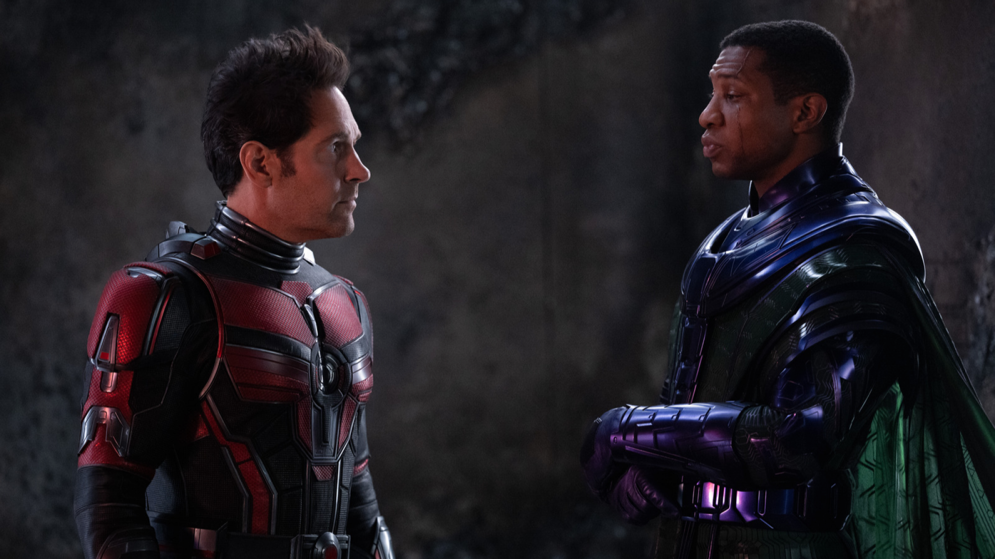 Paul Rudd and Jonathan Majors in the worst Ant-Man movie. 