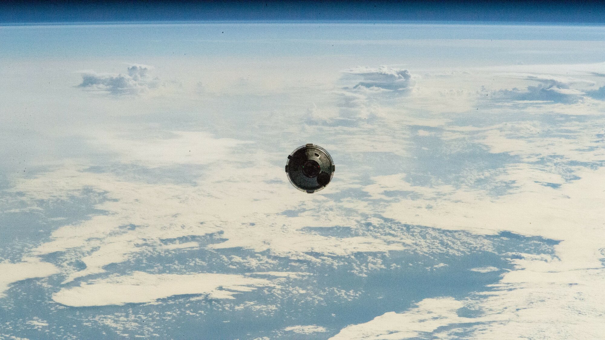 Boeing Starliner approaching International Space Station