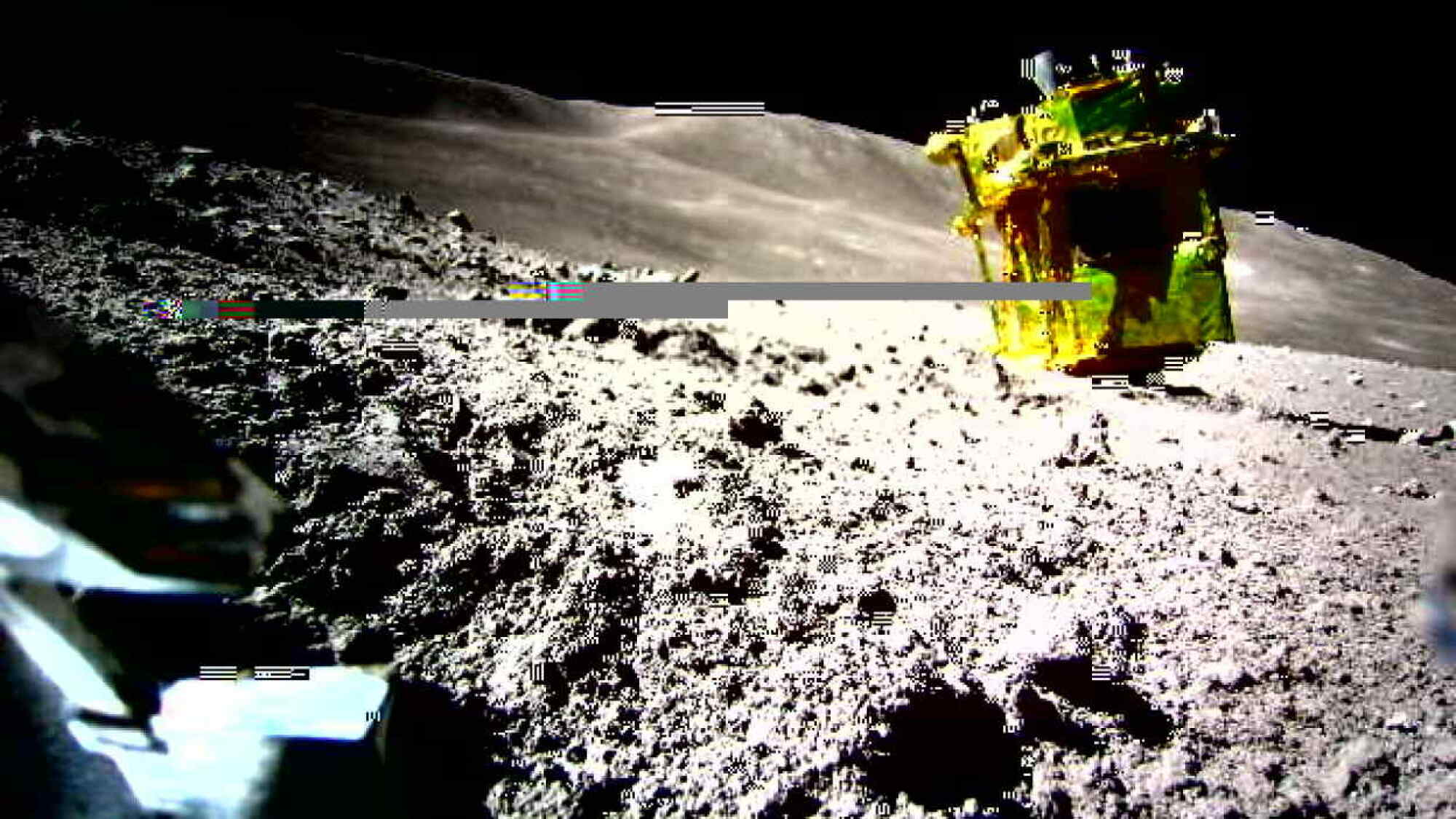 Japan's robotic SLIM spacecraft landed upside down on the moon in January 2024.