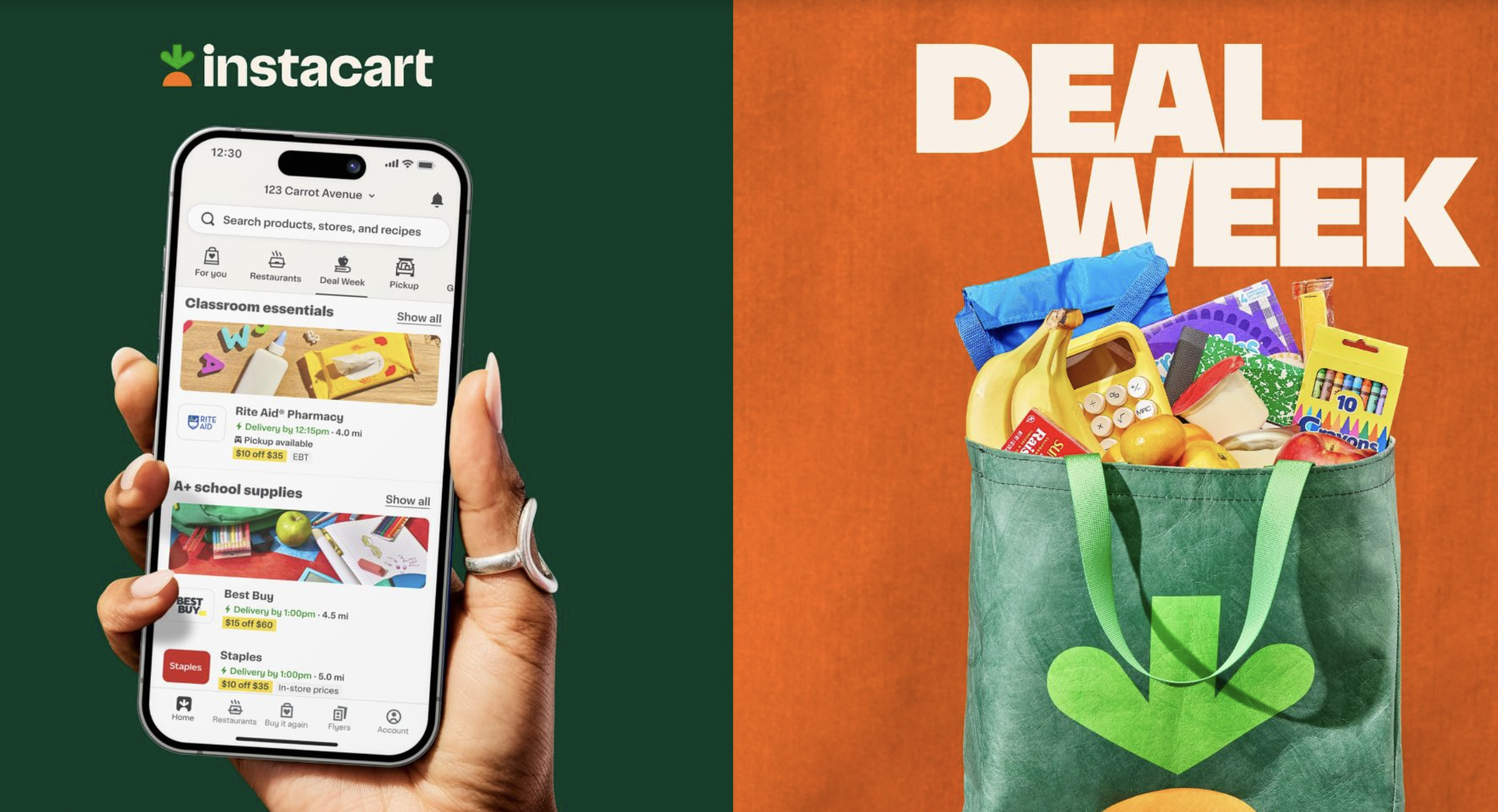 Instacart Deals Week promotional image