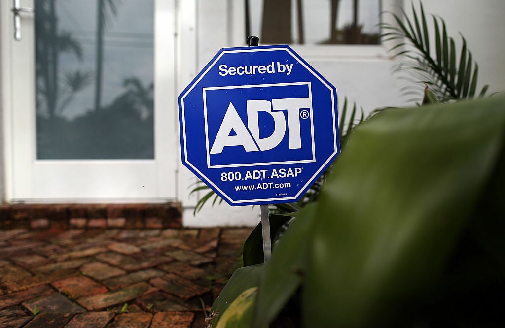 ADT sign in yard