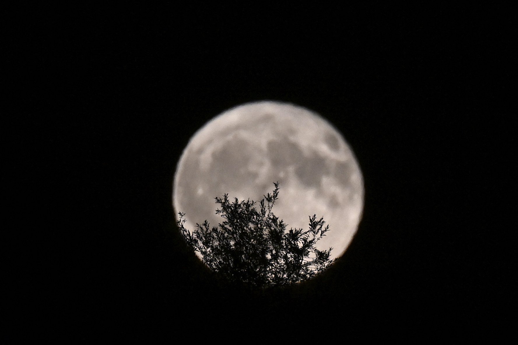 Last month's full moon over Kosovo