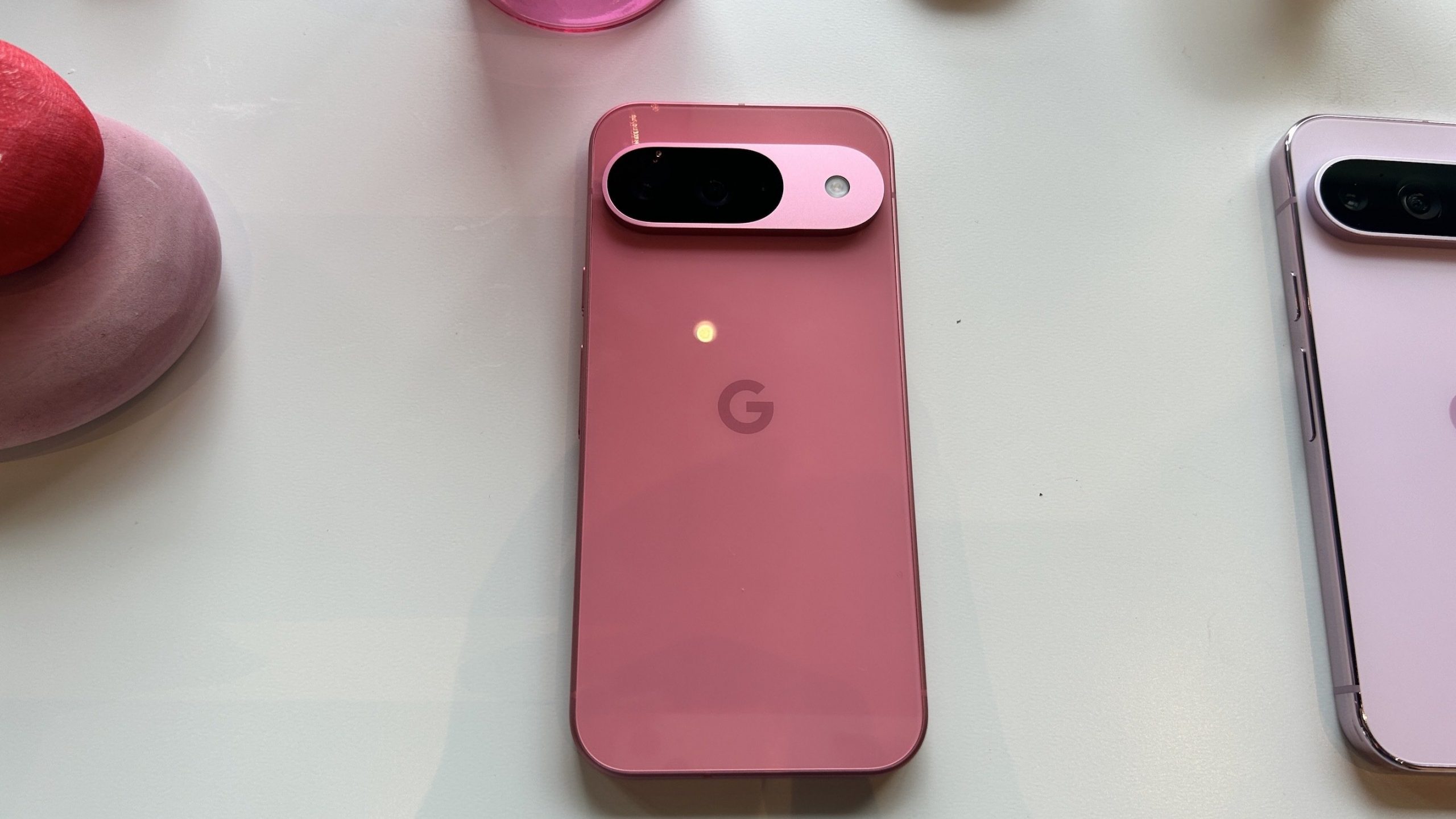 Google Pixel 9 in pink