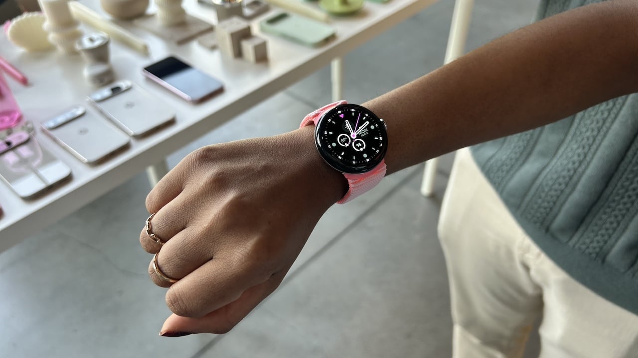 The Google Pixel Watch 3 on wrist