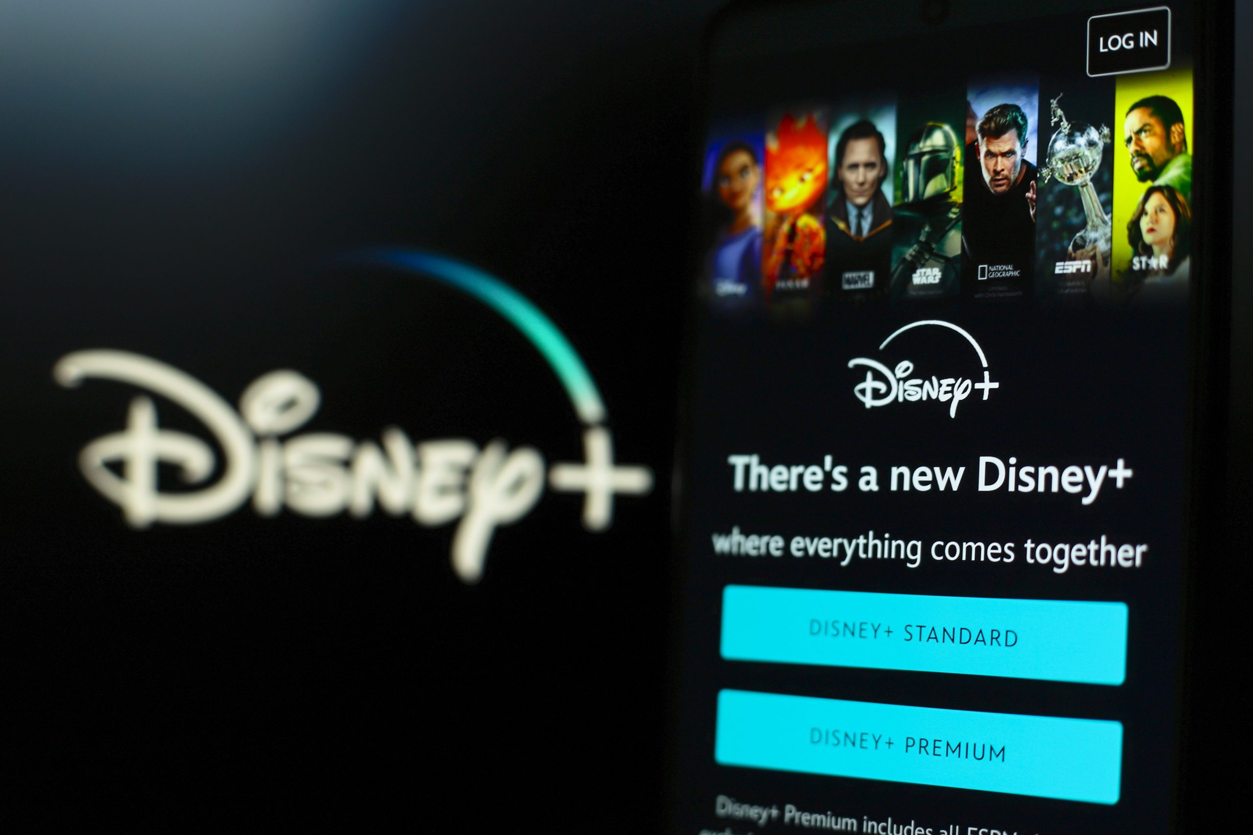 The Disney+ sign-up screen