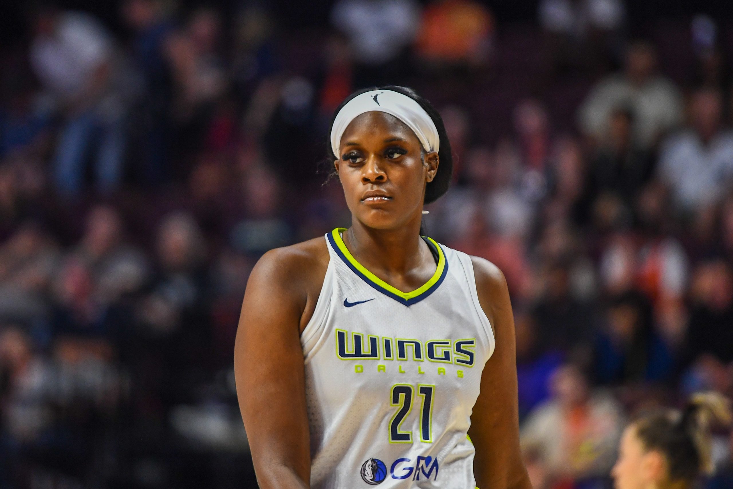 Dallas Wings center Kalani Brown