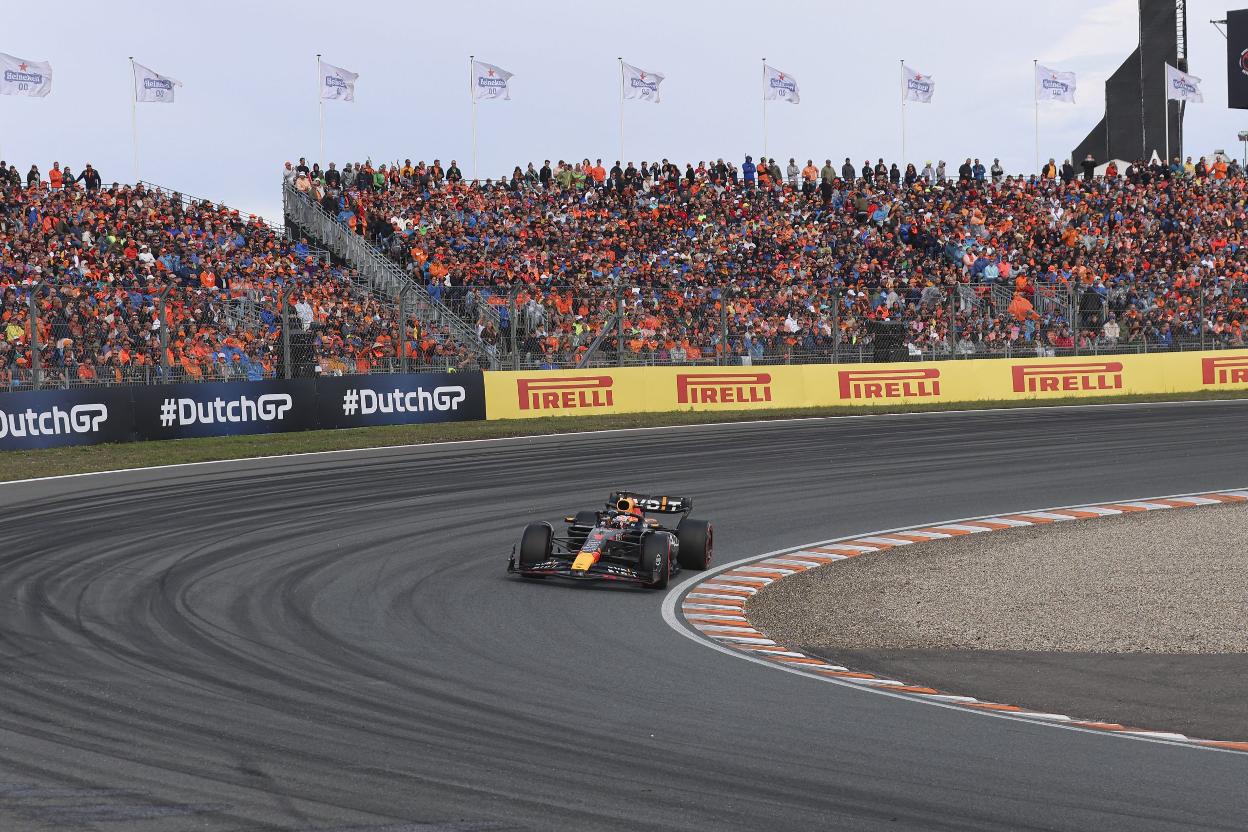 Max Verstappen of the Netherlands driving the car