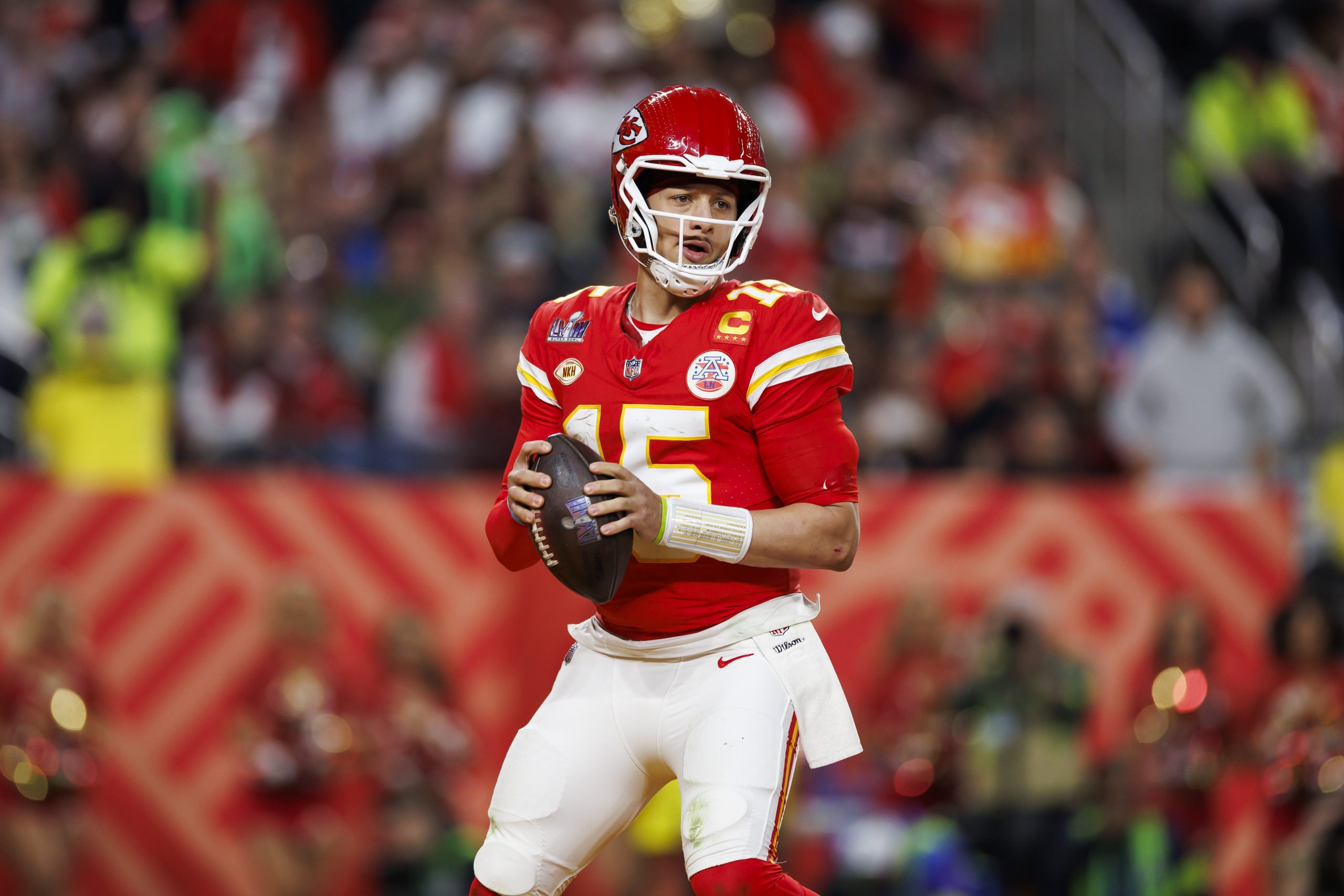 Patrick Mahomes of the Kansas City Chiefs