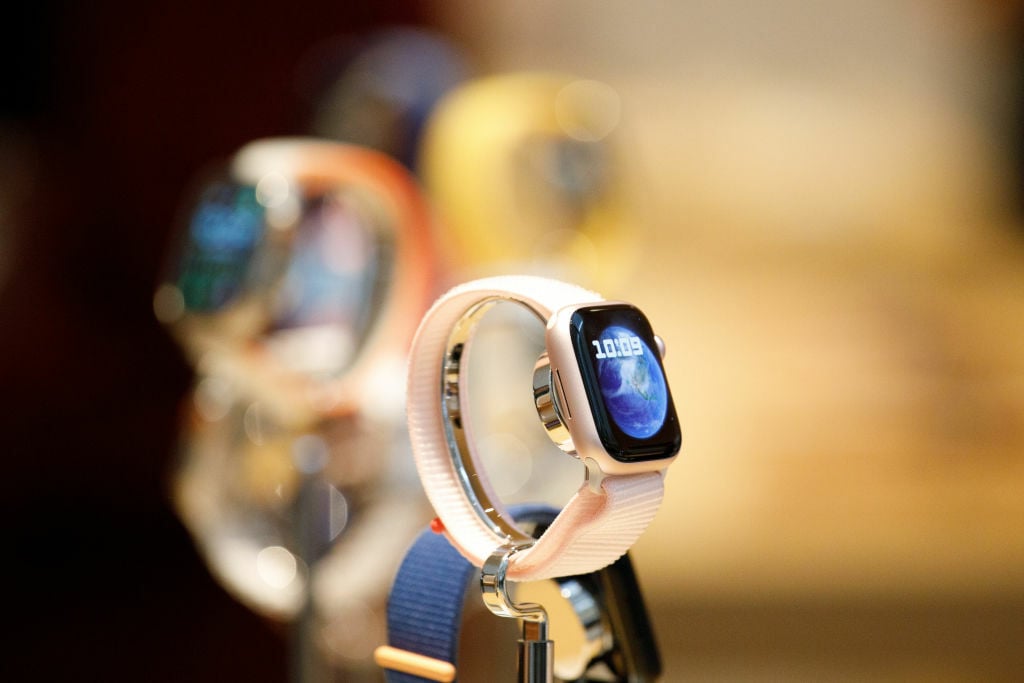 Apple Watch on display