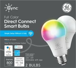 GE Cync Direct Connect smart light bulbs