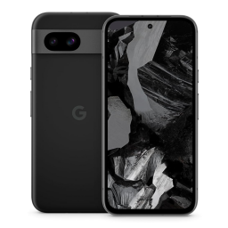 Google Pixel 8a on white background