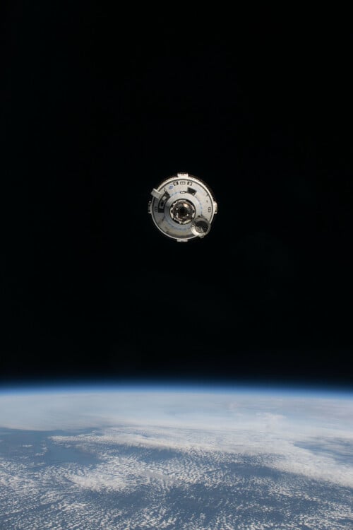 Starliner approaching space station