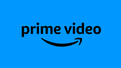 prime video logo with blue background