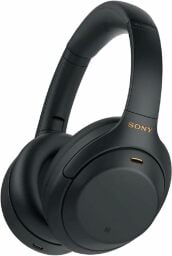 Sony WH-1000XM4 headphones in black