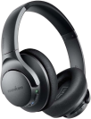 a pair of anker soundcore headphones in black