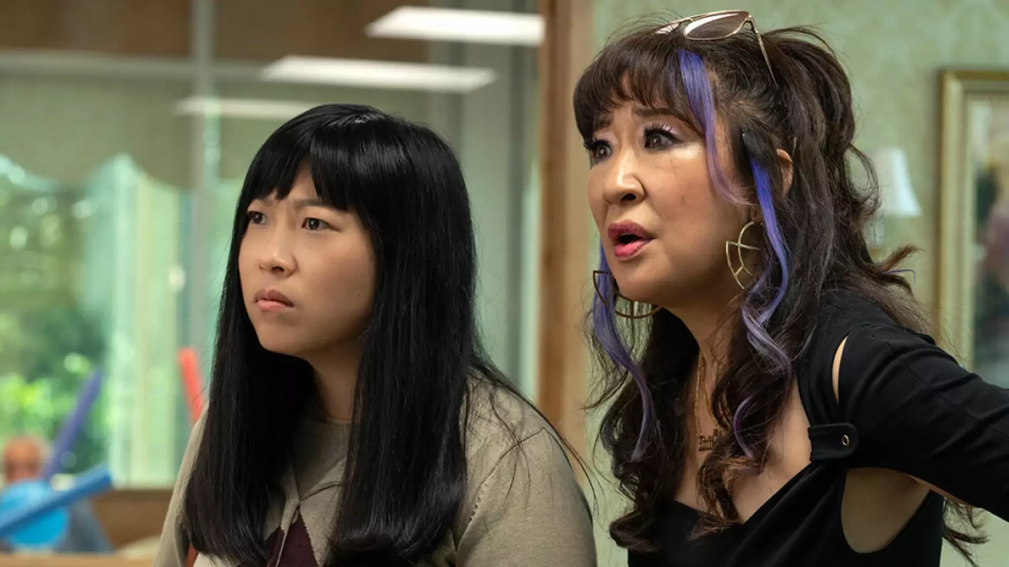 "Quiz Lady" stars Awkwafina and Sandra Oh.