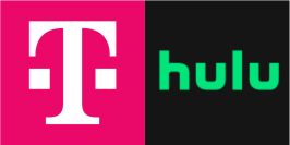 T-Mobile and Hulu logos side by side