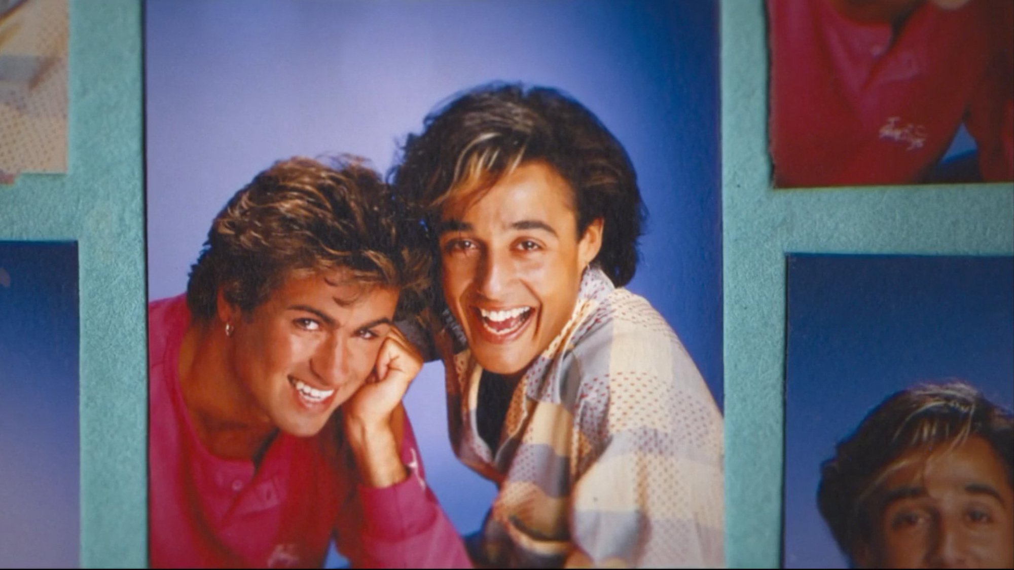 George Michael and Andrew Ridgeley in Wham! 