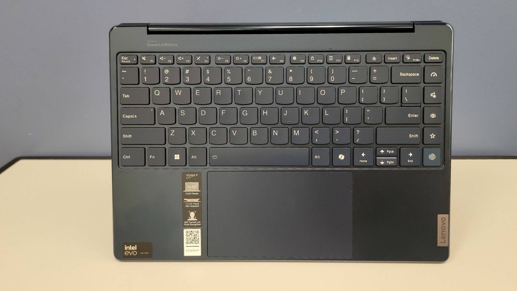 lenovo yoga 9i 2-in-1 laptop keyboard