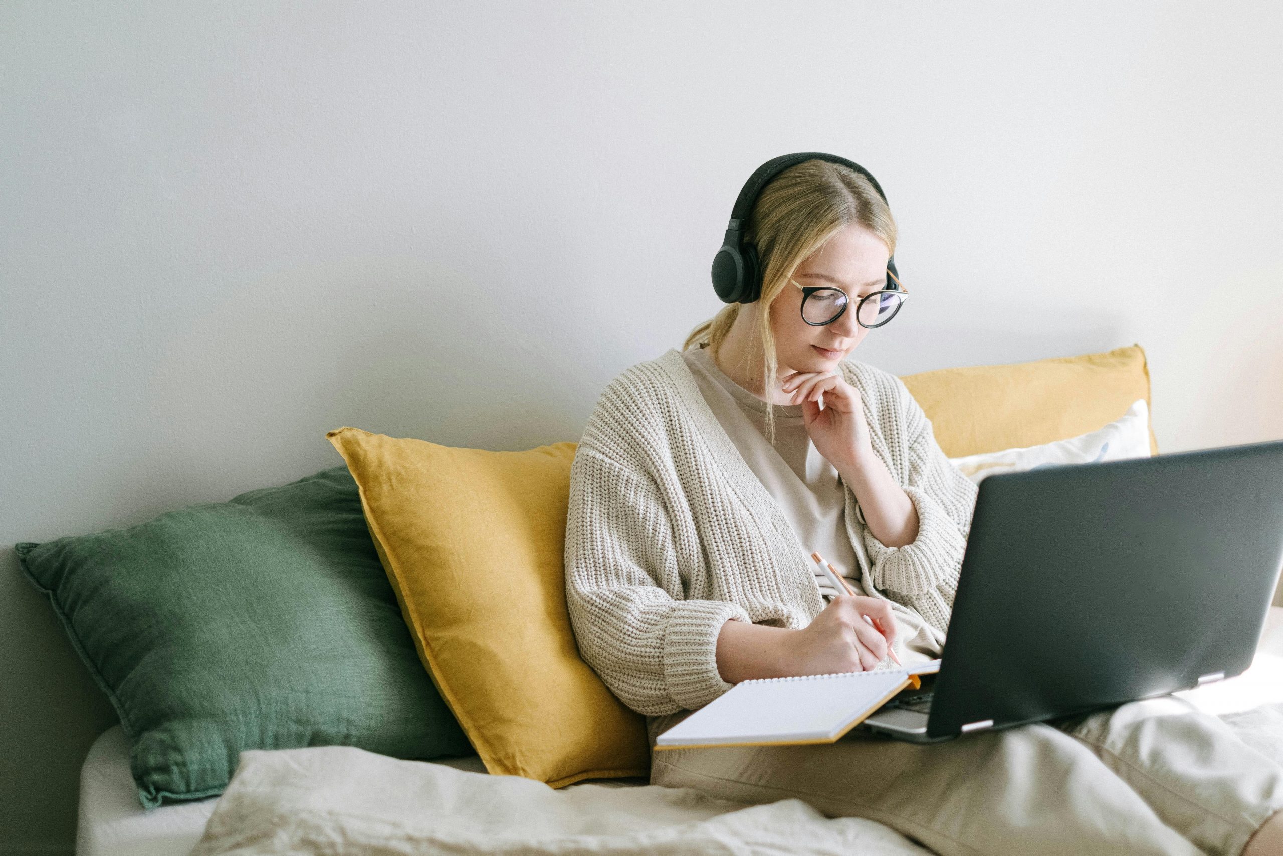 Girl with laptop