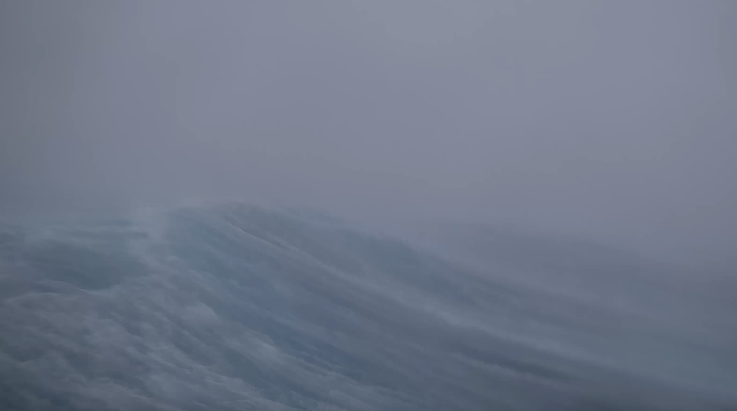 Footage inside the eyewall of Hurricane Helene, captured before the powerful storm made landfall.