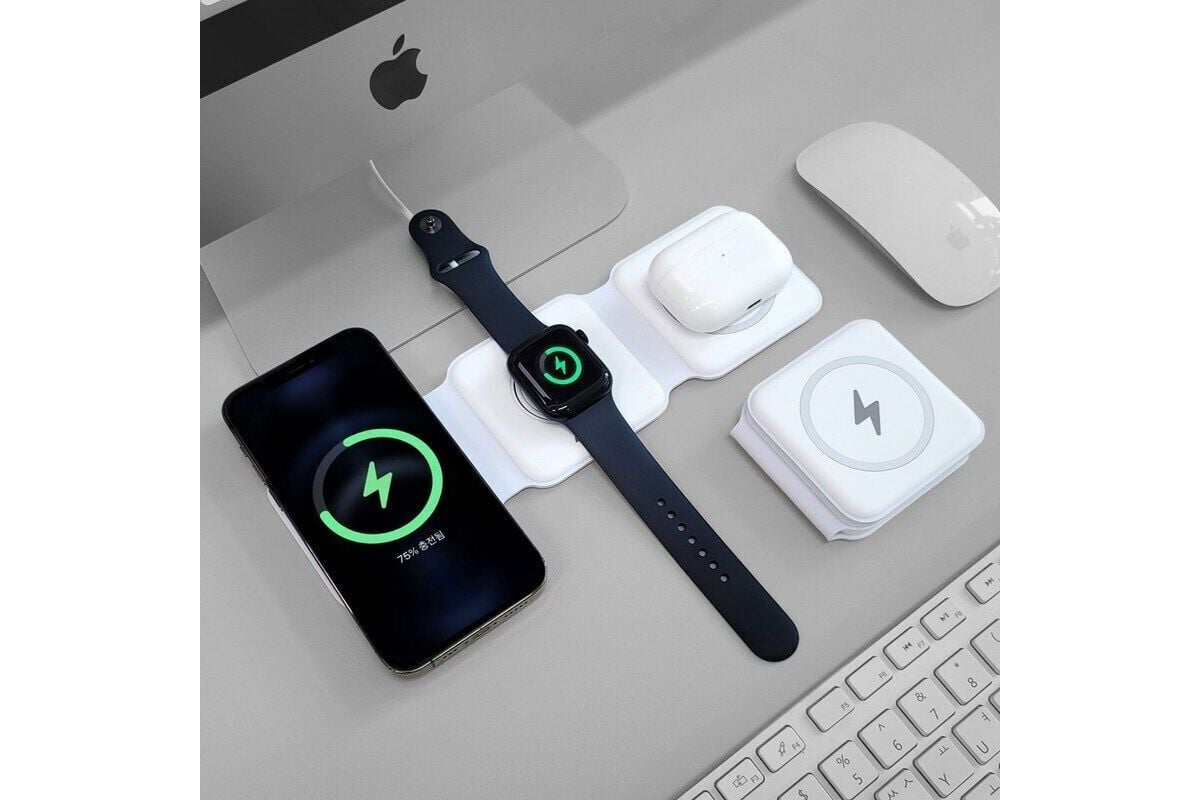 3-in-1 Magnetic Wireless Charging Pad