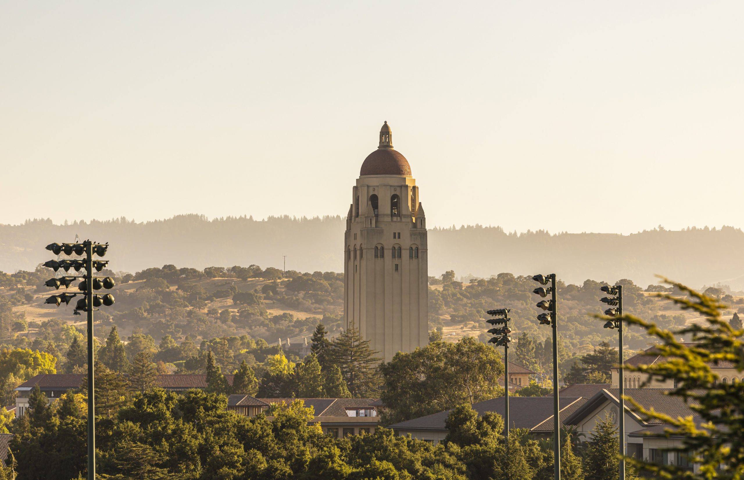 A general view of the Hoover Tower