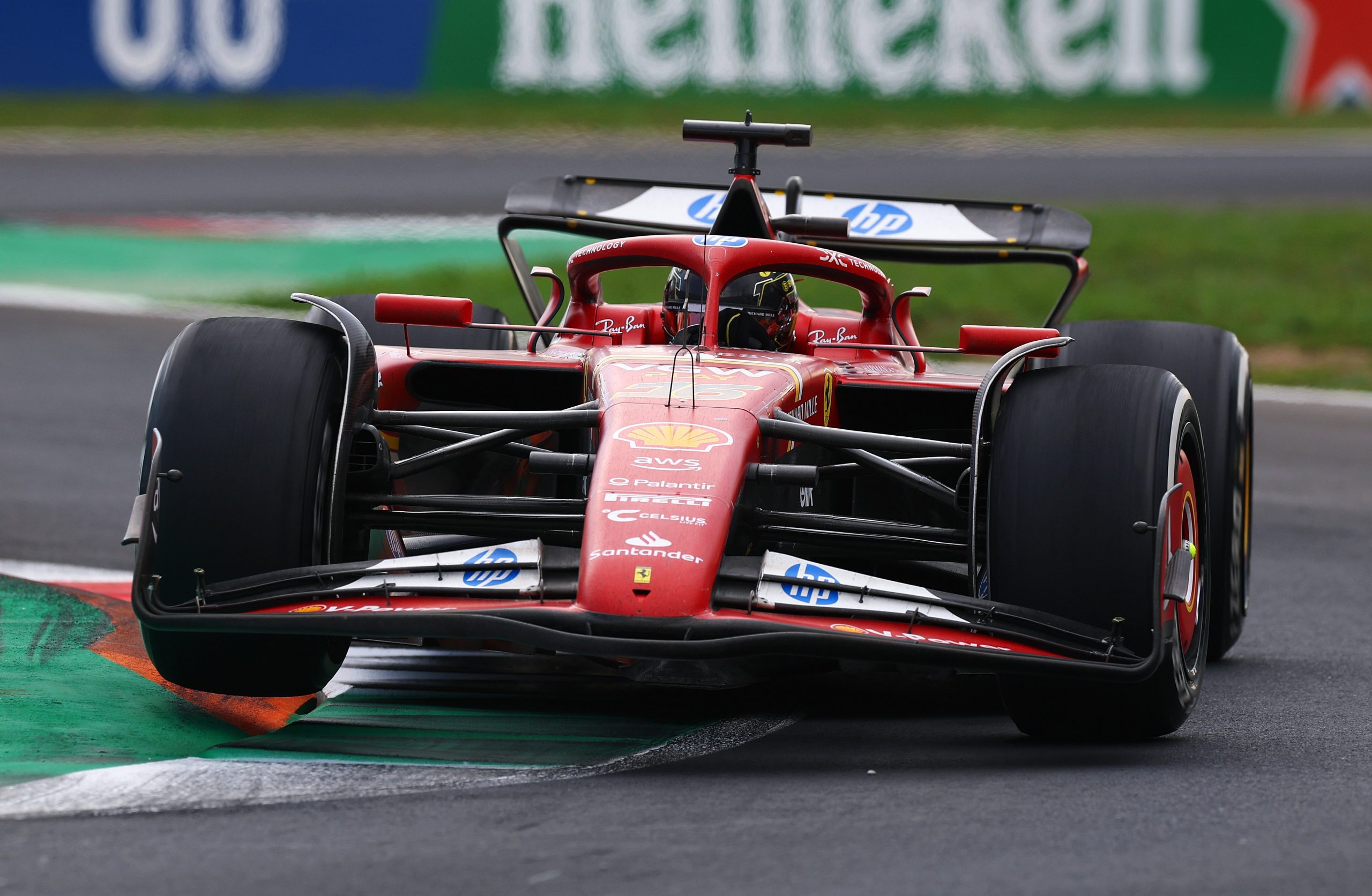 Charles Leclerc of Monaco driving the Ferrari SF-24