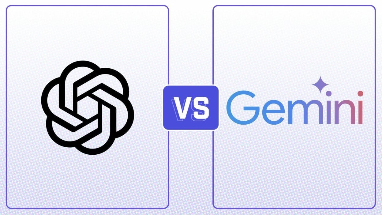 Gemini vs. ChatGPT face-off image