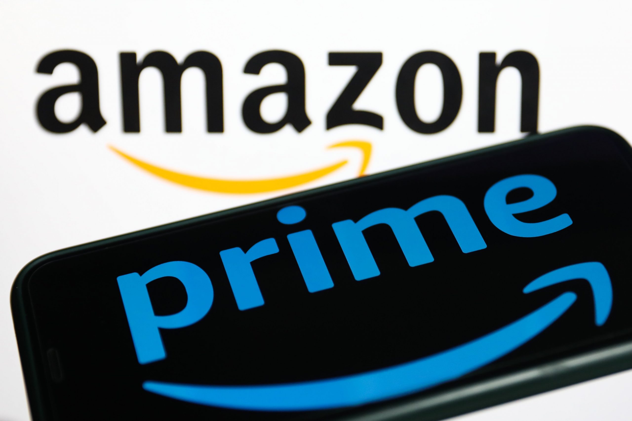 amazon and prime logos