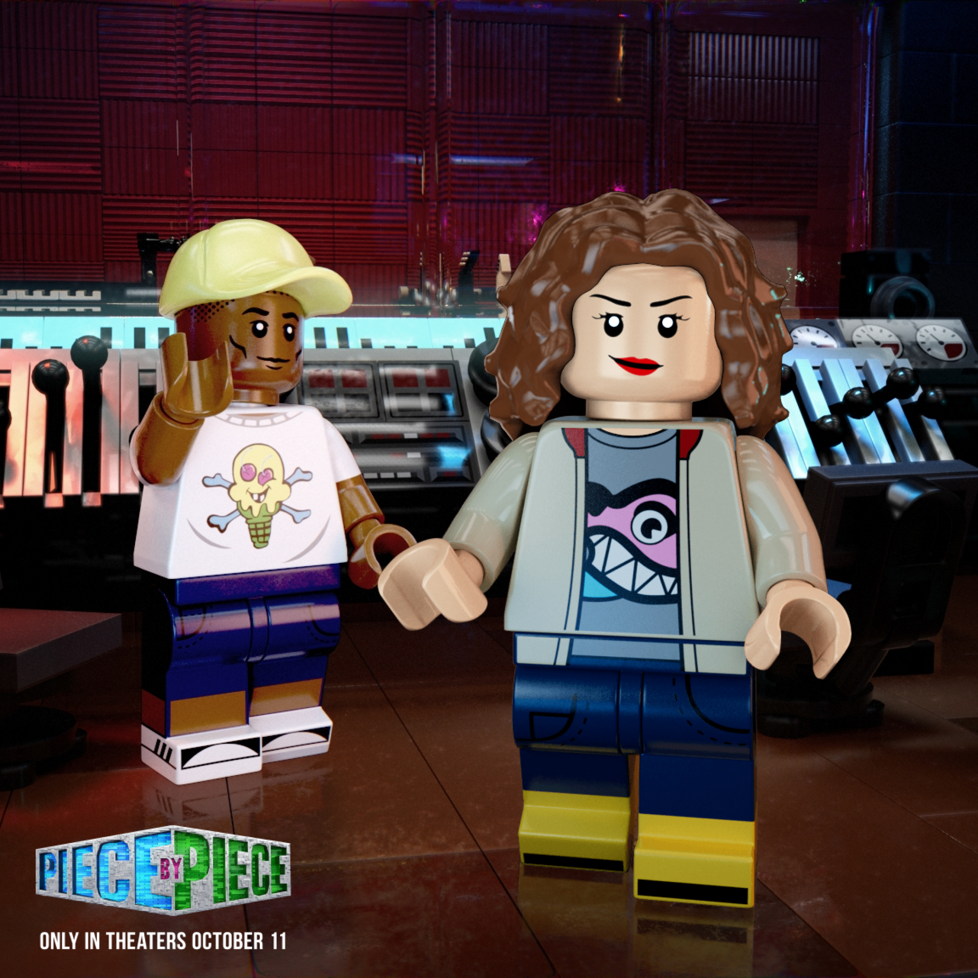 Mini Lego Pharrell and Mini Lego Kristy