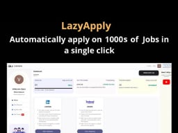 LazyApply Job Application