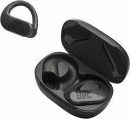 a black pair of JBL endurance peak 3 headphones