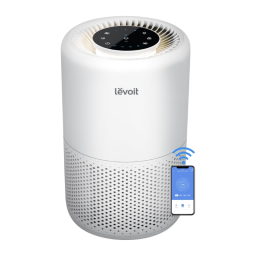 Levoit Air Purifier on white background