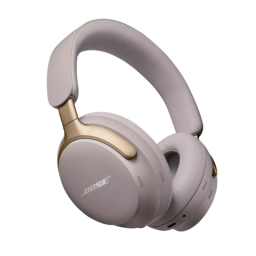 Bose QuietComfort Ultra headphones on white background