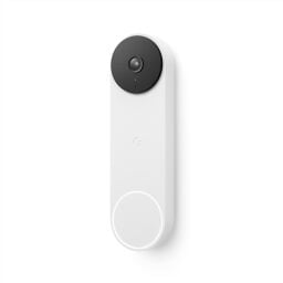 a white google nest video doorbell