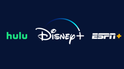 Hulu, Disney+, and ESPN+ logos side by side