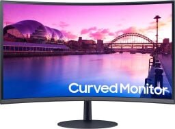 a curved samsung monitor