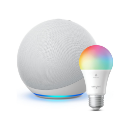 Echo (4th gen) with Sengled Smart Color Bulb