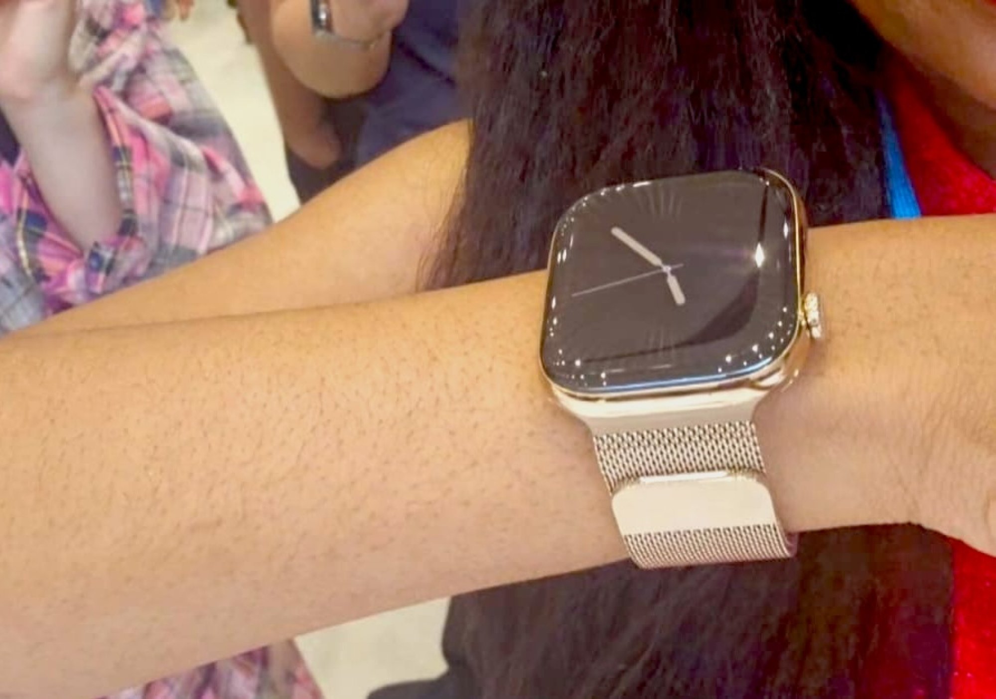 Apple Watch Series 10 on a woman's wrist