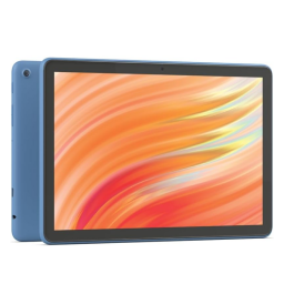 Amazon Fire HD 10 on white background